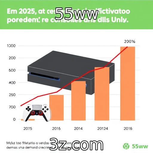 Aumento de vendas de consoles em 2025 : 55ww