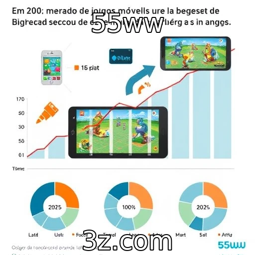 Crescimento do mercado de jogos móveis em 2025 - 55ww